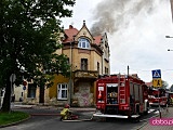 Pożar domu przy ul. Nowowiejskiej w Dzierżoniowie