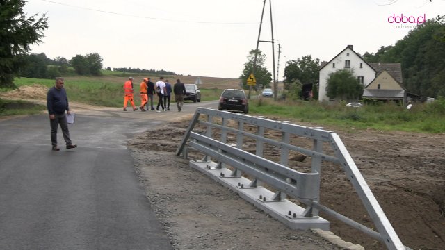 Przepust w Jędrzejowicach otwarty po przebudowie