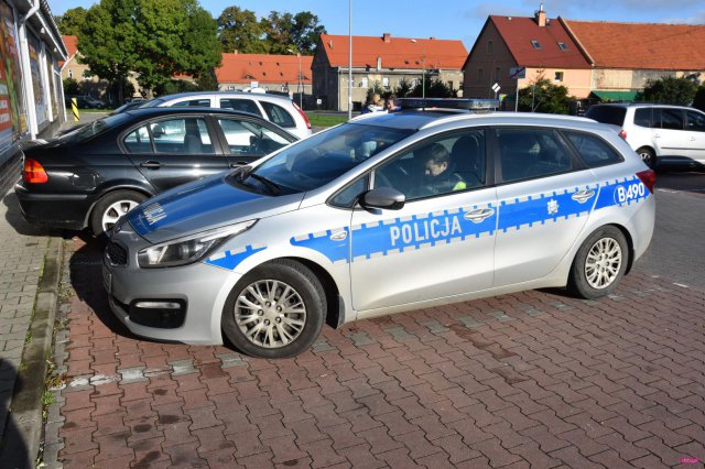 Zderzenie volkswagena z fordem w Pieszycach