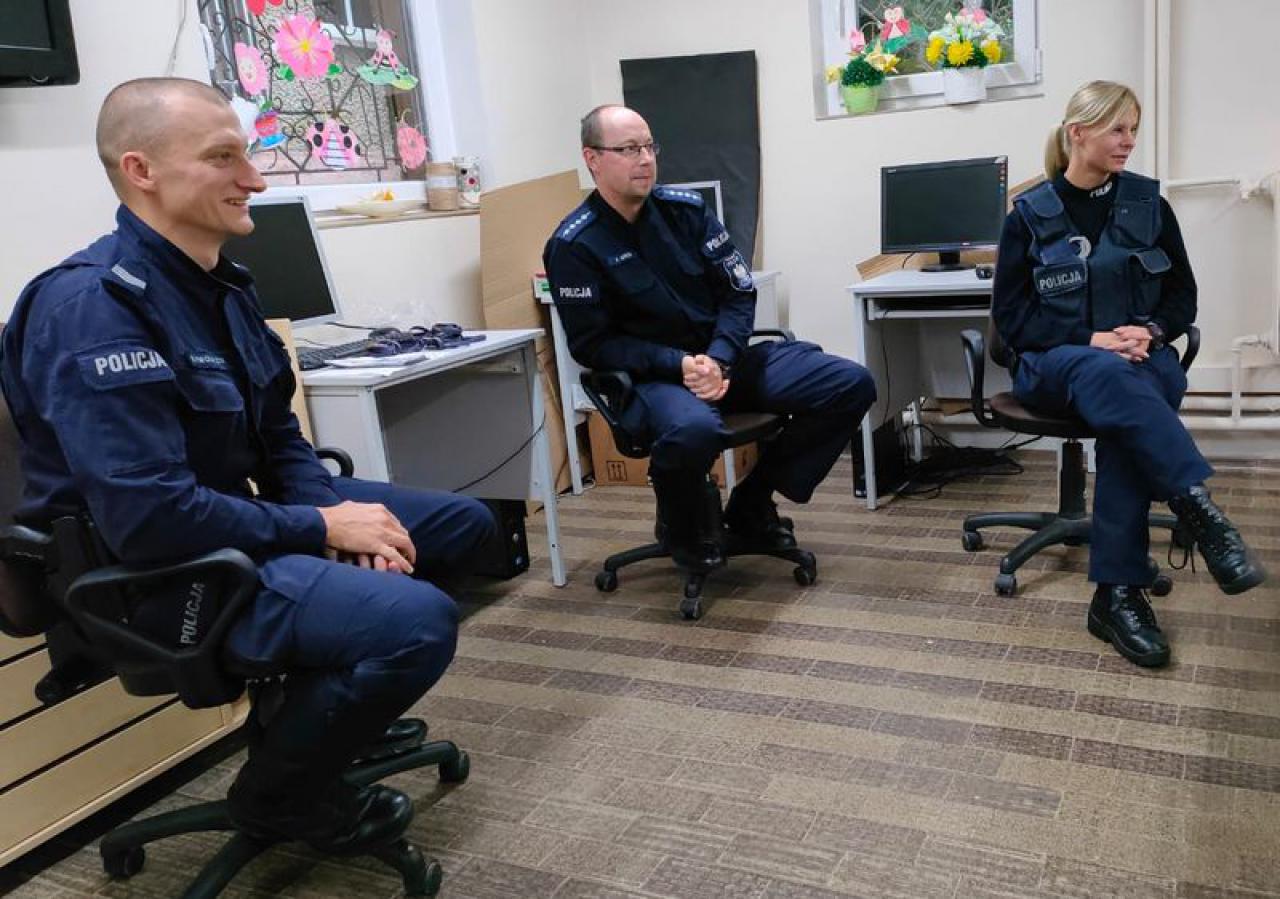 Niemczańscy policjanci spotkali się z dziećmi w Świetlicy Środowiskowej