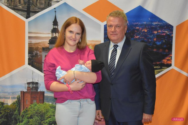 Niemowlaki z wizytą u burmistrza