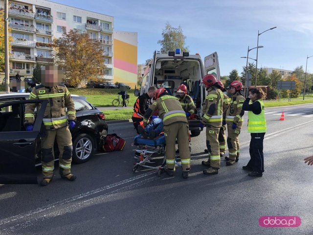 Zderzenie pojazdów przy ulicy Piastowskiej
