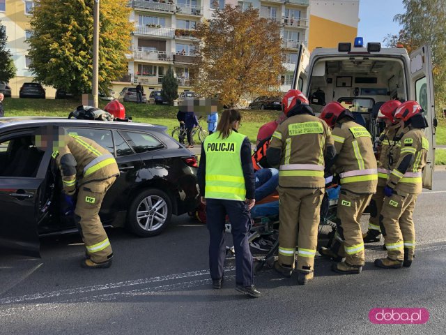 Zderzenie pojazdów przy ulicy Piastowskiej