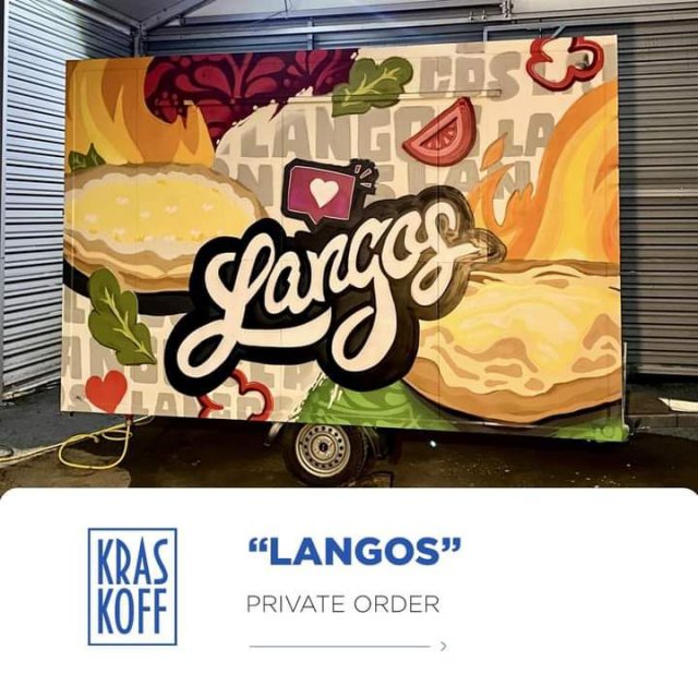 langos placek