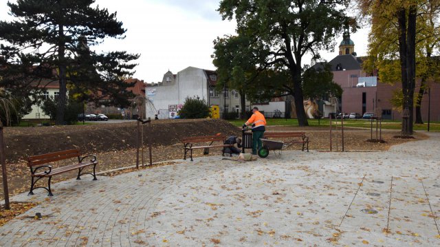 Park Miłośników Dzierżoniowa prawie gotowy