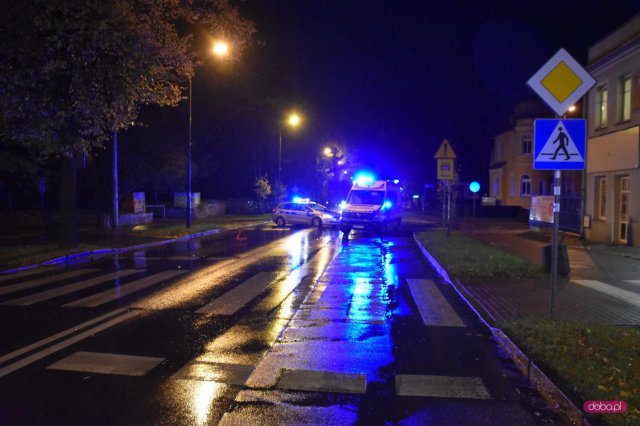 Potrącenie na ul. Świdnickiej w Dzierżoniowie