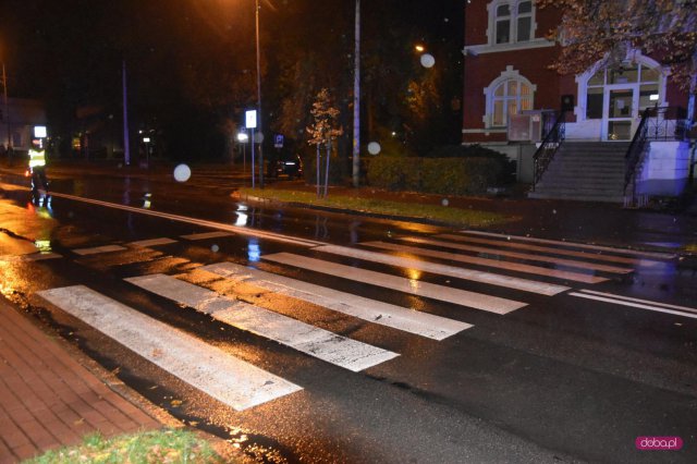 Potrącenie na ul. Świdnickiej w Dzierżoniowie