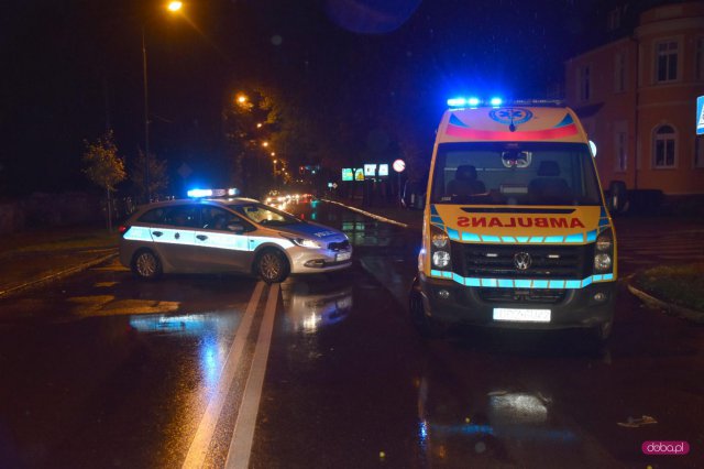 Potrącenie na ul. Świdnickiej w Dzierżoniowie