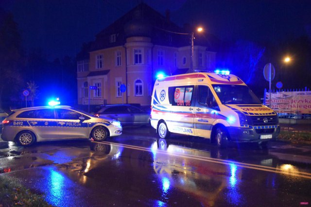 Potrącenie na ul. Świdnickiej w Dzierżoniowie