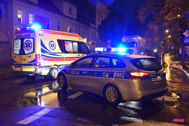 Potrącenie na ul. Świdnickiej w Dzierżoniowie