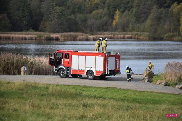 Ćwiczenia straży pożarnej w powiecie dzierżoniowskim