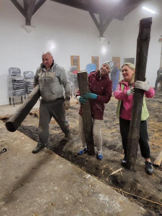 Kolejny etap remontu świetlicy w Trzebniku 