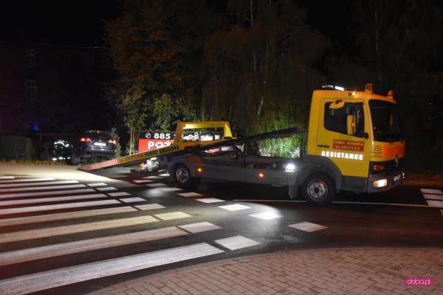Volkswagenem wjechał w ogrodzenie