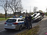 Zderzenie dwóch pojazdów na ósemce w Nowej Wsi Niemczańskiej