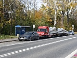 Zderzenie dwóch pojazdów na ósemce w Nowej Wsi Niemczańskiej