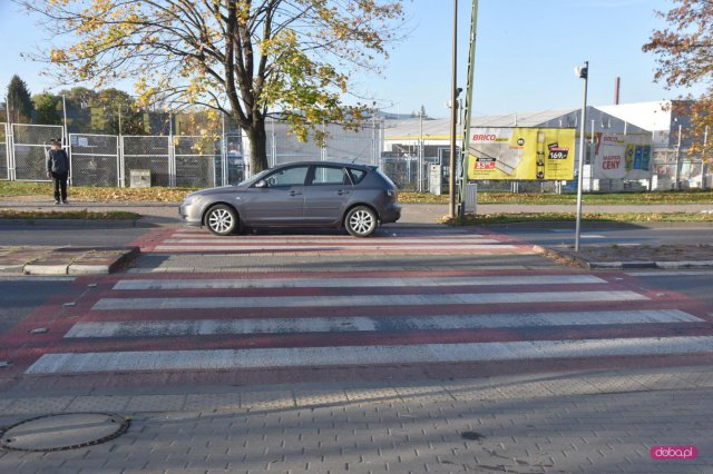 Zderzenie mazdy z rowerzystą w Dzierżoniowie
