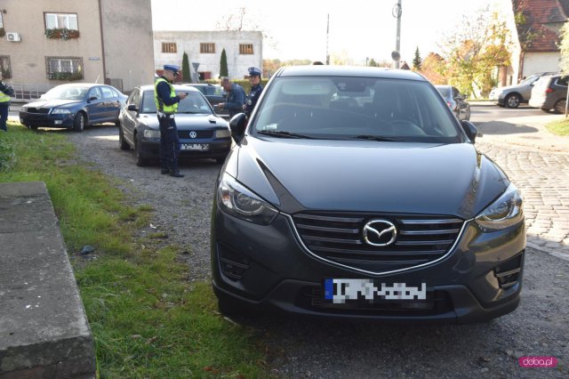 Zderzenie skody i mazdy w Łagiewnikach