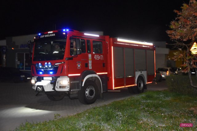 Pożar przy byłej restauracji na os. Tęczowym w Dzierżoniowie