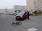 Zderzenie forda z rowerzystą w Bielawie