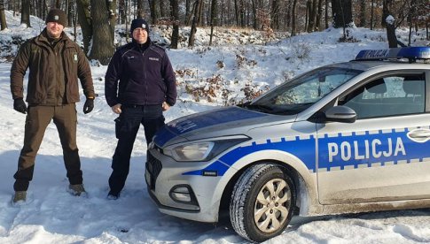 Wspólne patrole niemczańskich policjantów z funkcjonariuszami Państwowej Straży Leśnej