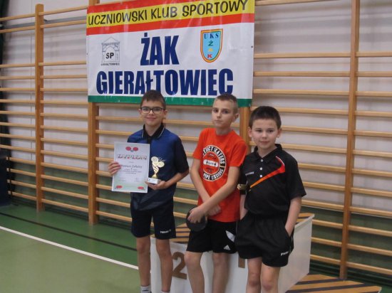 DKTS TOPSPIN Dzierżoniów: Grand Prix Dolnego Śląska tenisa stołowego w kategorii żak i junior