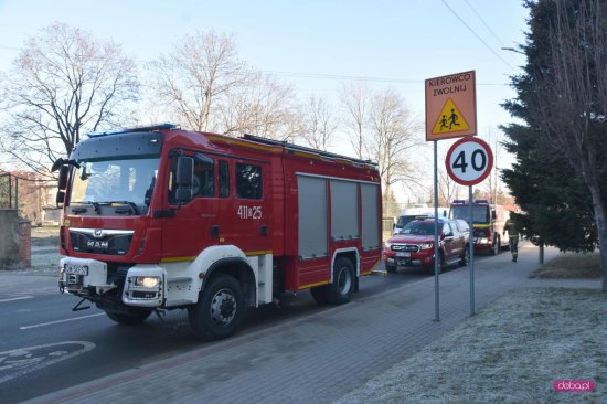 Straż pożarna wezwana do pożaru budynku w Pieszycach