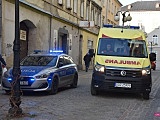 Pożar na Krasickiego w Dzierżoniowie. Jedna osoba ciężko ranna - LPR w akcji!