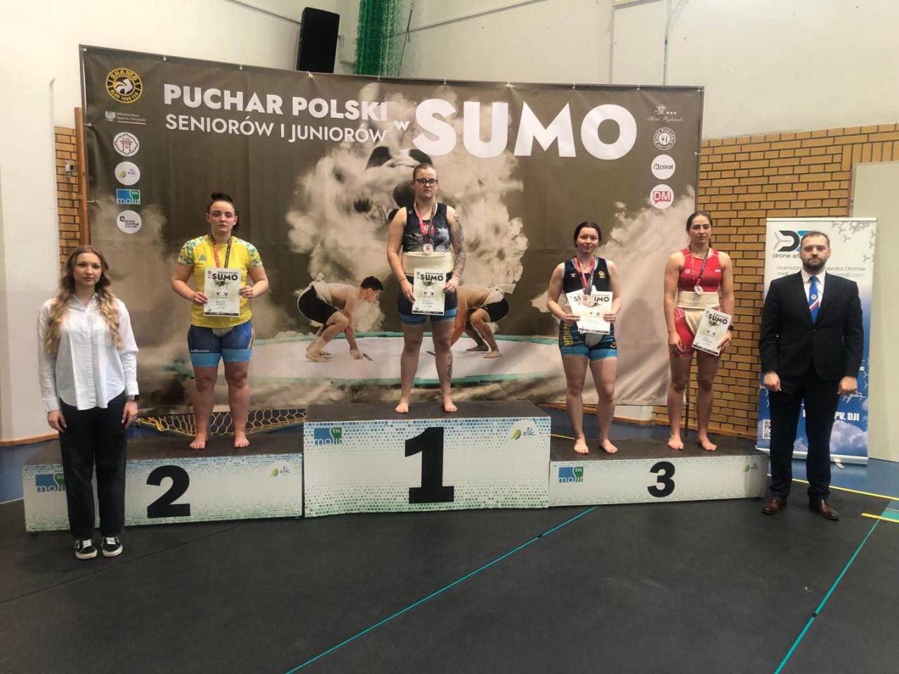 Weronika Smaczyńska zdobywa złoty medal Pucharu Polski w Sumo