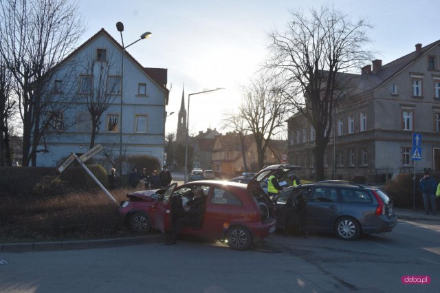 Wypadek w Bielawie! Patrzcie na znaki!