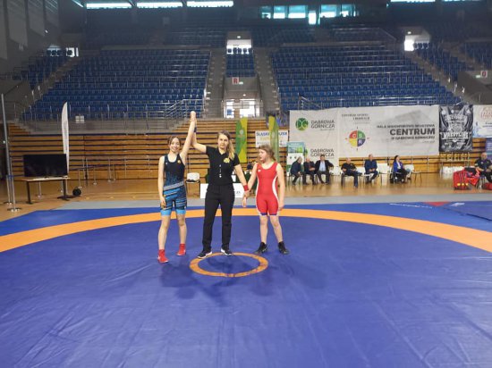 Kurcab i Chałada finalistkami międzynarodowego turnieju zapaśniczego w Dąbrowie Górniczej