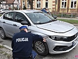 Zderzenie dwóch fiatów na Szkolnej w Dzierżoniowie