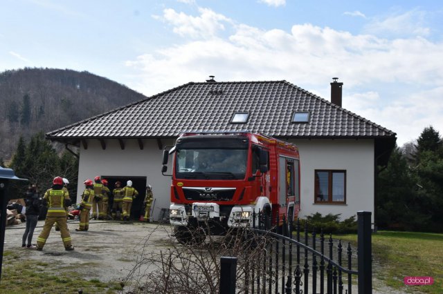 Pożar Pod Lasem w Bielawie