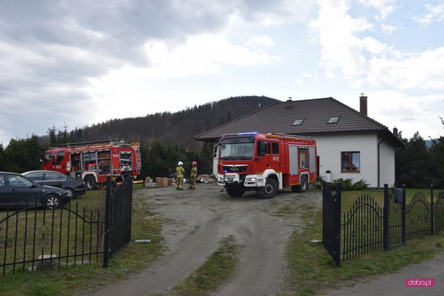 Pożar Pod Lasem w Bielawie