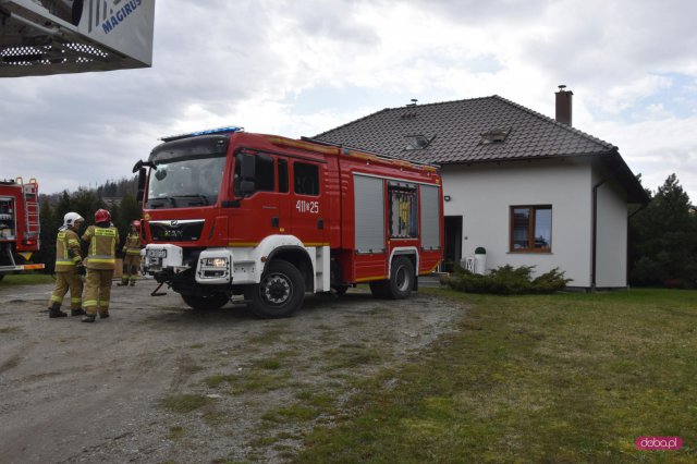 Pożar Pod Lasem w Bielawie