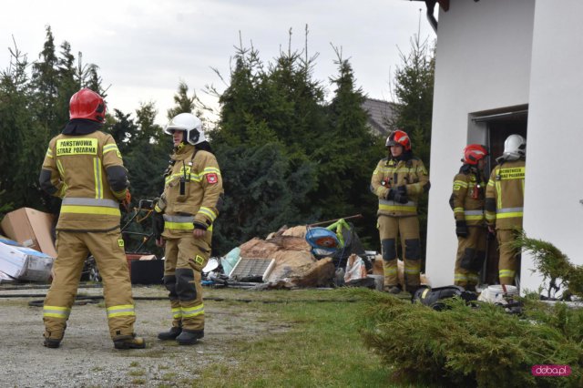 Pożar Pod Lasem w Bielawie