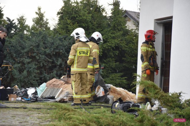 Pożar Pod Lasem w Bielawie