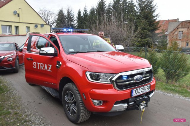 Pożar Pod Lasem w Bielawie