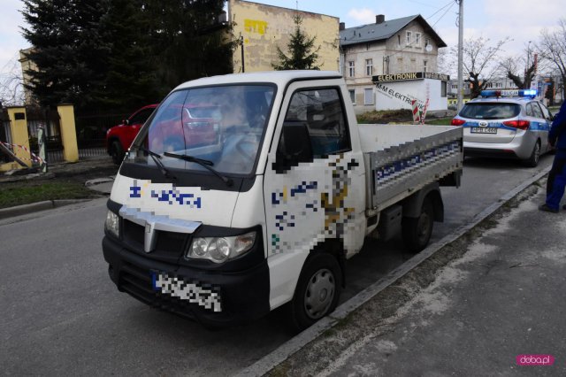 Kolizja na Szkolnej w Dzierżoniowie
