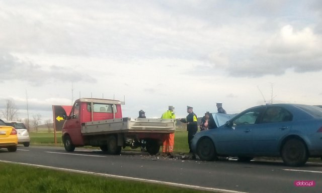 Zderzenie trzech pojazdów w Mościsku