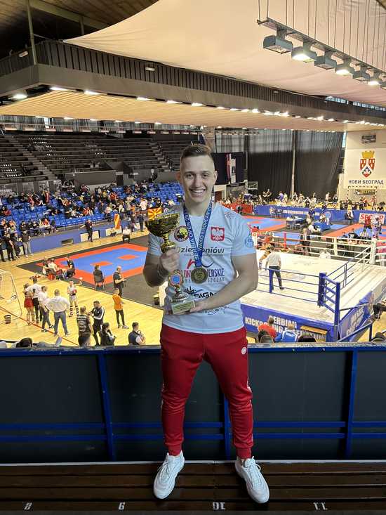 Maksymilian Palej zwycięzcą Pucharu Europy Seniorów w Kickboxingu