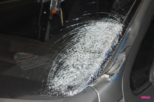 Wypadek na drodze Dzierżoniów - Pieszyce