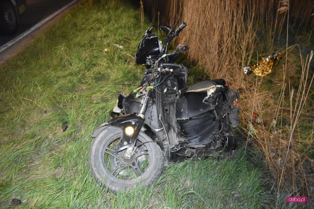 Wypadek na drodze Dzierżoniów - Pieszyce