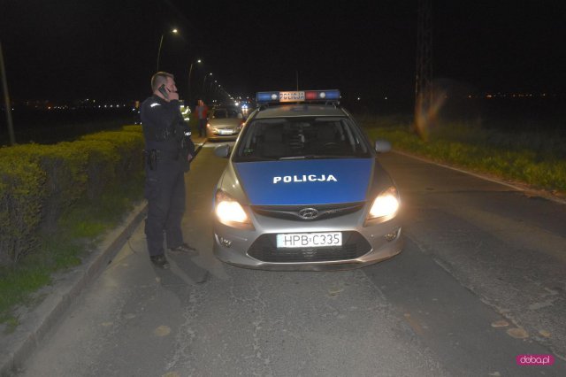 Wypadek na drodze Dzierżoniów - Pieszyce