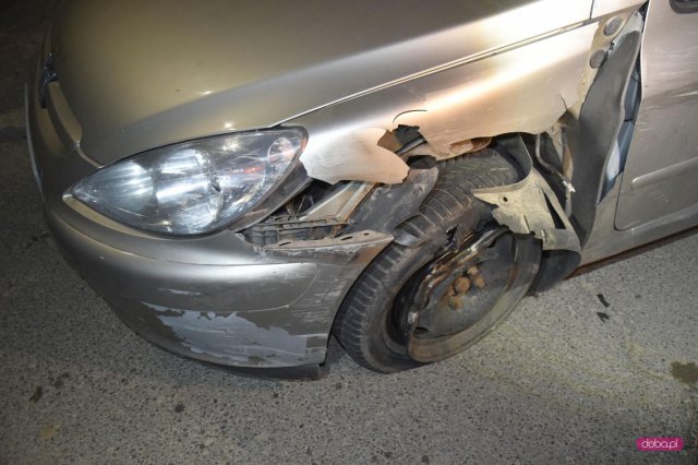 Wypadek na drodze Dzierżoniów - Pieszyce