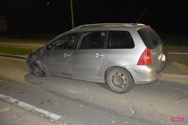 Wypadek na drodze Dzierżoniów - Pieszyce