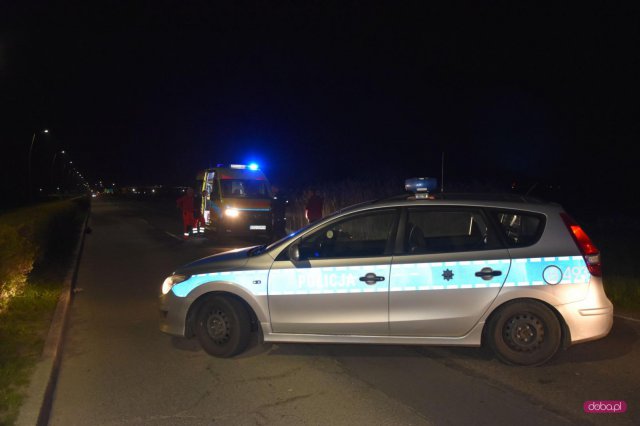 Wypadek na drodze Dzierżoniów - Pieszyce