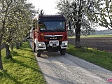 Pożar stodoły w Olesznej