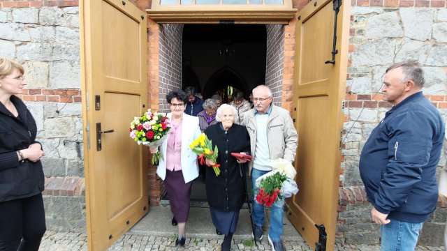 100. urodziny mieszkanki Olesznej