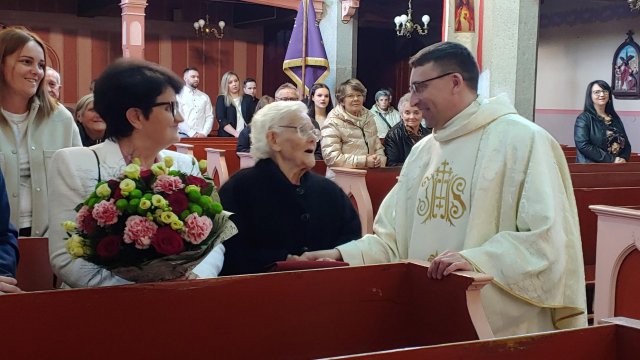 100. urodziny mieszkanki Olesznej