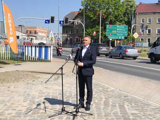 Minister infrastruktury w Łagiewnikach w sprawie S8
